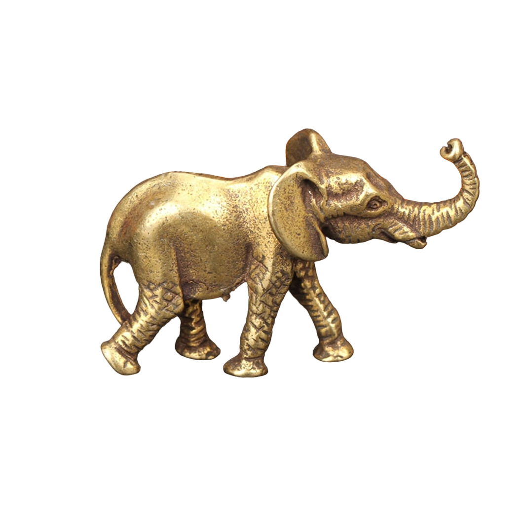 Antique Bronze Miniature Elephant