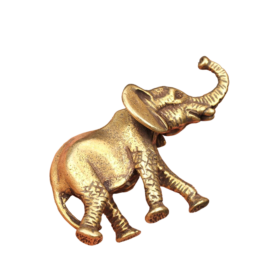 Antique Bronze Miniature Elephant