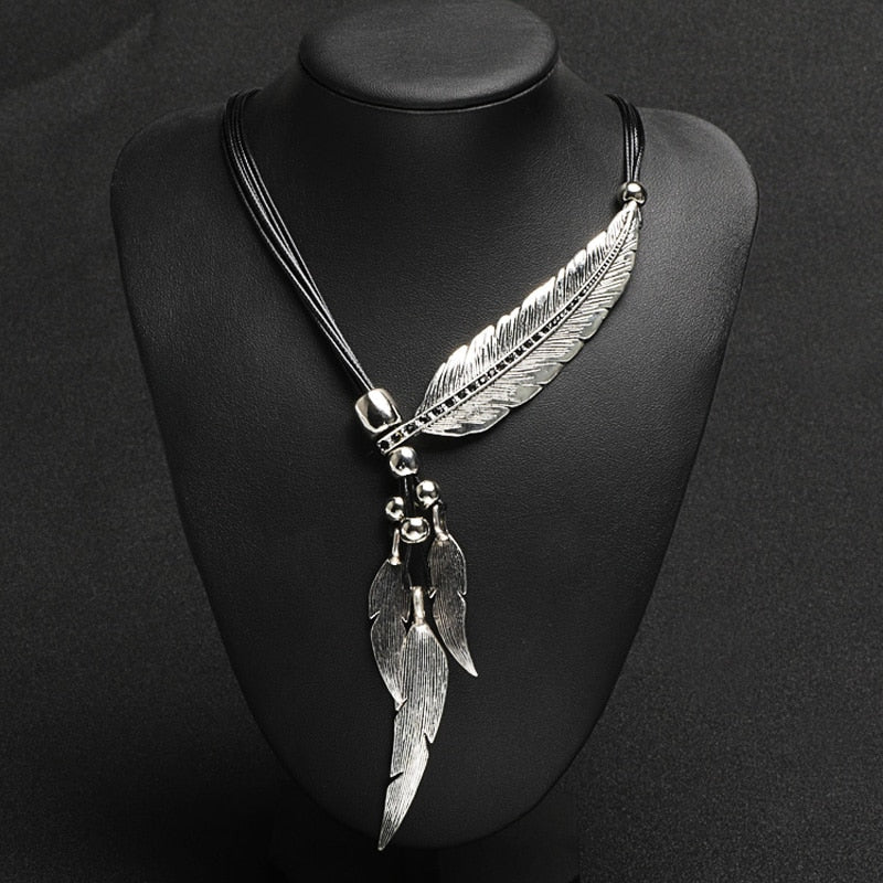 Bohemian Feather Necklace