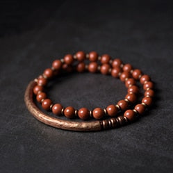 Copper & Beaded Bracelet