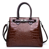 Luxe Croc Couture Purse