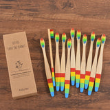 Eco-Friendly Bamboo Toothbrushes (Classic Pack of 10)