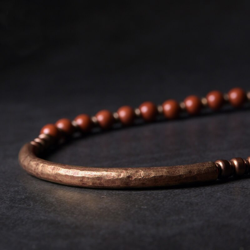 Copper & Beaded Bracelet