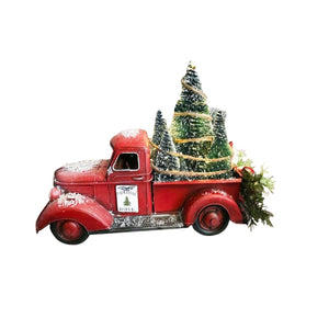 Little Red Pickup Truck / Holiday Decor
