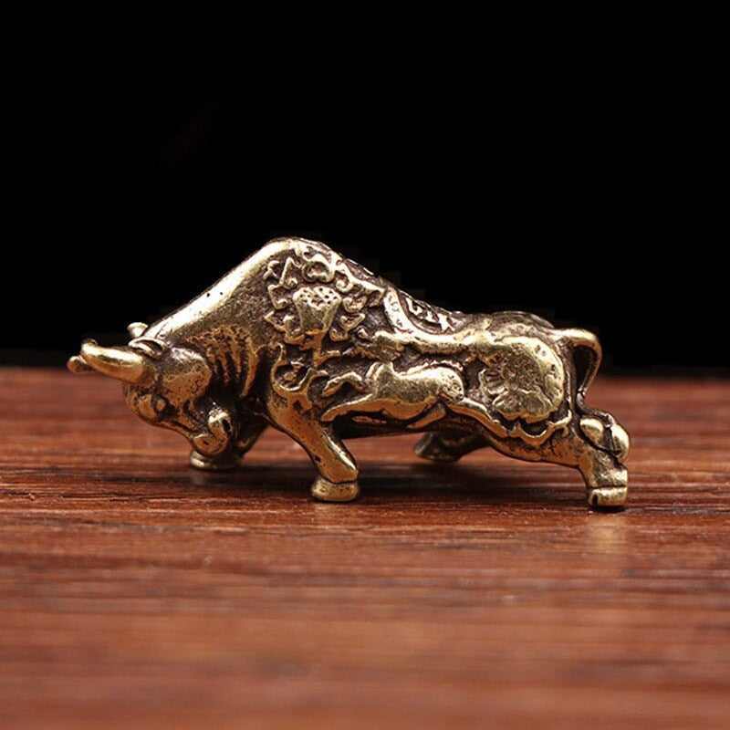 Brass Prosperity Bull
