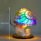 Artisan Glow Resin Lamp