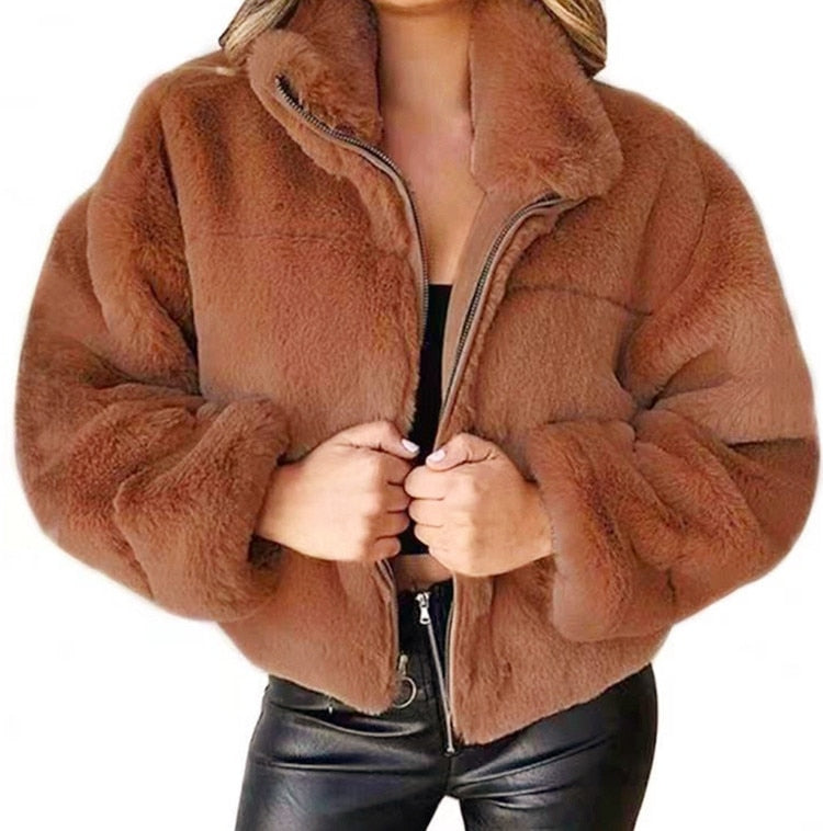 Femme Fatale Faux Fur Coat
