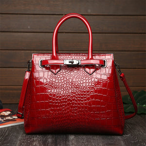 Luxe Croc Couture Purse